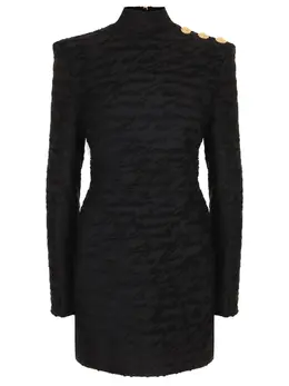 BALMAIN: Платье из вискозы 