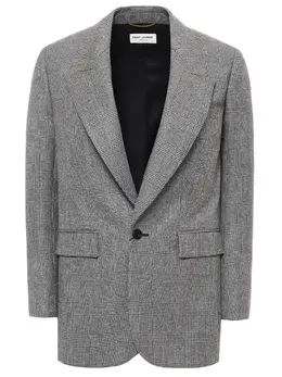 SAINT LAURENT: Жакет из шерсти 