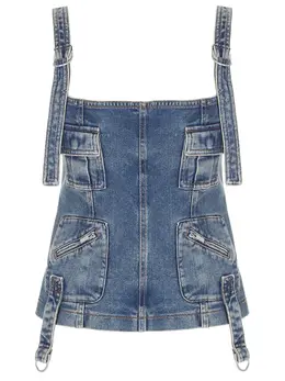 BLUMARINE: Джинсовый топ 