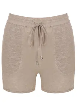 HOLY CAFTAN: Бежевые шорты 
