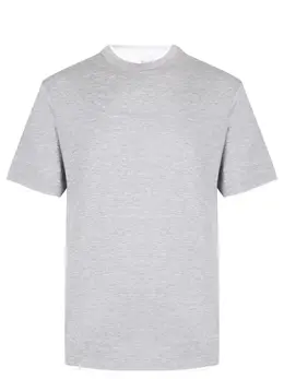 BRUNELLO CUCINELLI: Шёлковая футболка 