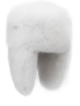 PRADA: Белая шапка 