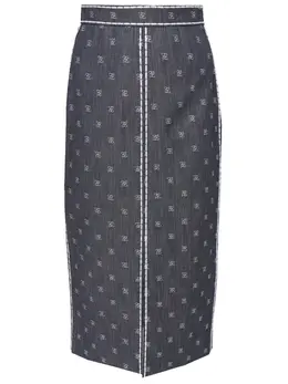 FENDI: Хлопковая юбка 