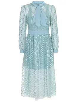 SELF-PORTRAIT: Платье с пайетками 