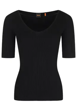 BOSS: Футболка из вискозы 