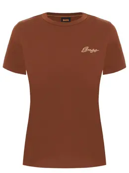 BOSS: Хлопковая футболка 