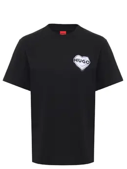 HUGO: Хлопковая футболка 