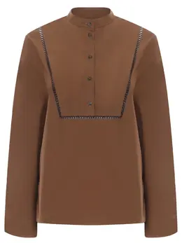 YVES SALOMON: Хлопковая блуза 