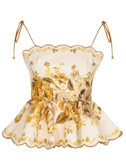 ZIMMERMANN: Льняной топ 