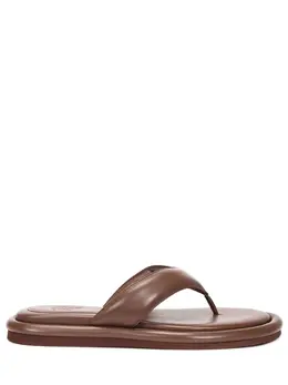GIA GIA: Коричневые шлёпанцы 