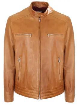 BRUNELLO CUCINELLI: Кожаная куртка 