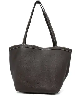 The Row contrast-stitching tote bag 32181570