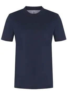 BRUNELLO CUCINELLI: Шёлковая футболка 