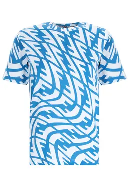 FENDI: Хлопковая футболка 