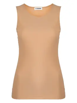 Jil Sander: Бежевая майка 