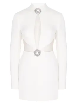 DAVID KOMA: Платье со стразами 