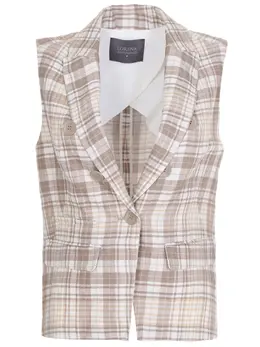 LORENA ANTONIAZZI: Жилет в клетку 