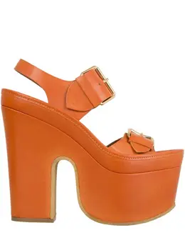 STELLA MCCARTNEY: Оранжевые босоножки 