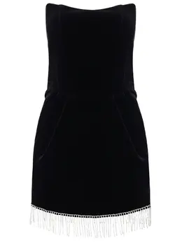 LIKE YANA: Платье из велюра 