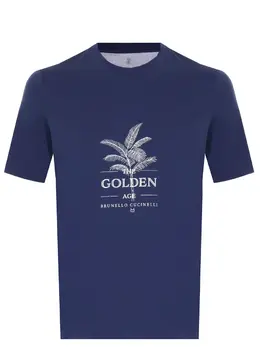 BRUNELLO CUCINELLI: Хлопковая футболка 