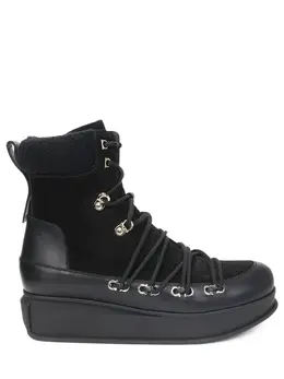 S.FERRAGAMO: Чёрные ботинки 