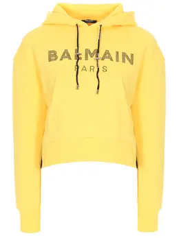 BALMAIN: Хлопковая толстовка 