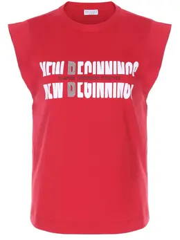 BRUNELLO CUCINELLI: Хлопковый топ 