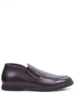 CANALI: Бордовые ботинки 