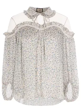 SHATU: Блуза с принтом 
