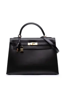 Hermes 2003 Box Calf Kelly II Sellier 32 satchel 31145246