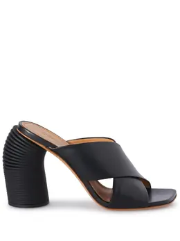 Off-White: Чёрные сандалии 