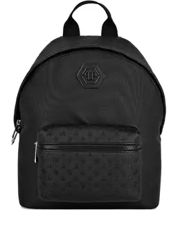 Philipp Plein monogram-pattern backpack 25346796