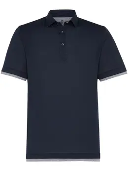 Brunello Cucinelli: Синее поло 