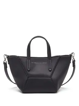 Brunello Cucinelli mini BC Duo leather tote bag 26776280