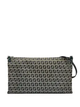 Fendi 2000-2010 Zucchino Canvas crossbody bag 32460406