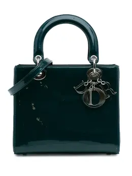 Christian Dior Pre-Owned: Зелёная сумка 