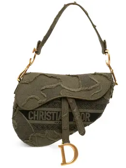 Christian Dior Pre-Owned: Зелёная сумка 
