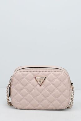 Guess: Бежевая сумка 