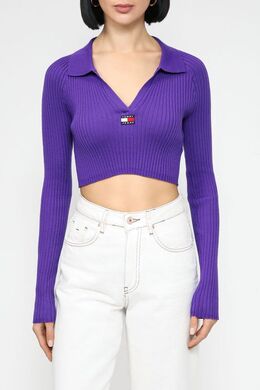 Tommy Jeans: Топ с воротником 