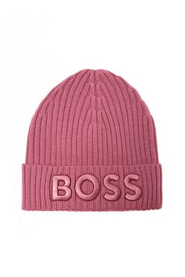 BOSS: Розовая шапка 