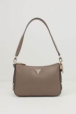 Guess: Бежевая сумка 