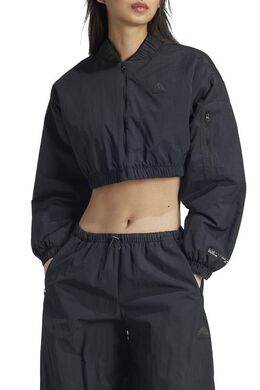 Adidas: Чёрная куртка 