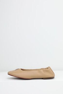 Tommy Hilfiger: Бежевые балетки 