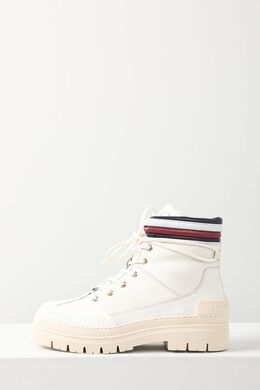 Tommy Hilfiger: Белые ботинки 