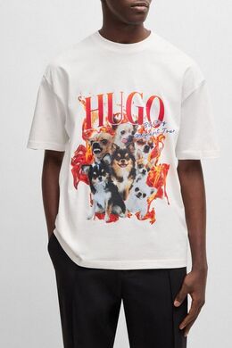 HUGO: Хлопковая футболка 