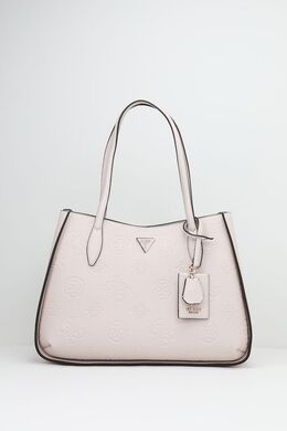 Guess: Бежевая сумка 