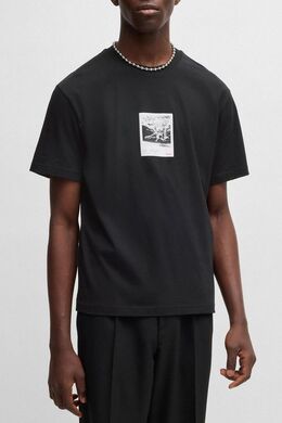 HUGO: Хлопковая футболка 