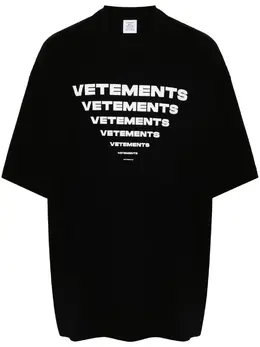 VETEMENTS: Футболка с принтом 