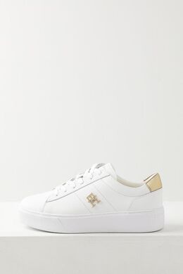 Tommy Hilfiger: Белые кеды 