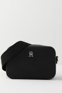 Tommy Hilfiger: Чёрная сумка  Soft
